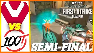 SEMI-FINAL! Sentinels vs 100T HIGHLIGHTS - First Strike NA Closed Qualifier VALORANT