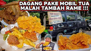 MOBIL TUA DIPAKE JUALAN NASI PADANG!! TERNYATA MALAH BIKIN RAME TERUS..