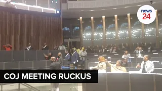 WATCH | Scuffles break out at City of Johannesburg council meeting