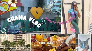 GHANA VLOG | Quality Time With Friends x Family | Lots of Good Eats & Vibes | Cycles With Nessa