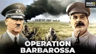 Operation Barbarossa - Nazi invasion of the Soviet Union in WW2