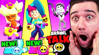 LEGENDARY BRAWL TALK! 😱 3x NEW a FREE BRAWLER! BYE BOXES a STARR ROAD! | Brawl Stars