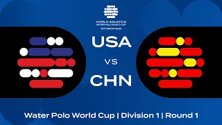 LIVE | USA  vs China | Water Polo World Cup 2023 | Rotterdam