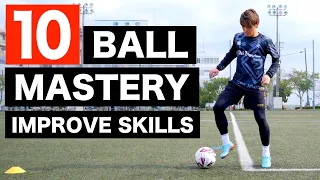 10 Minute Ball Mastery Workout to Improve your Football Skills