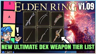 The New MOST POWERFUL Dexterity Weapon Tier List - Best Highest Damage Dex Weapons in Elden Ring!