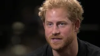 Prince Harry on Prince George, having dinner with Obamas