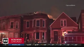 Firefighter injured battling house fire on Chicago's South Side