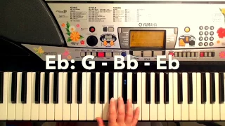 Easy Beatles Piano Tutorial - All My Loving