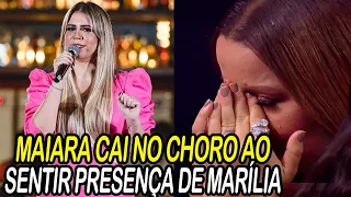 Maiara Cai Em Lágrimas😭ao Ouvir menina cantar música de Marília Mendonça e Sentir a Presença Dela