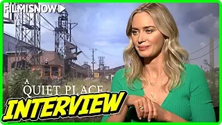 Emily Blunt Interview for A QUIET PLACE PART II