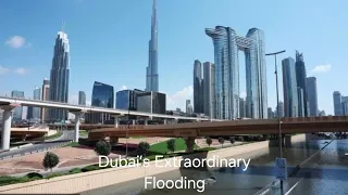 Dubai:Storm dumps heaviest rain,streets in  submerged in water.#dubai#uae#April2024