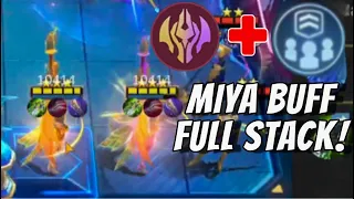 BASSKLEMENS AUTO JOGED!! MIYA DI BUFF,, FULL STACK IMMORTALS + RUNE BARU!!