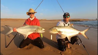 Fishing the south coast  of Angola! Casting topwater plugs vir Garrick and shad! Flamingo Lodge. Pt3