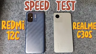 REDMI 12c vs. REALME C30s | Speed Test