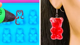 Cute And Wonderful DIY Jewelry With Polymer Clay, 3D-Pen, Resin And Glue Gun