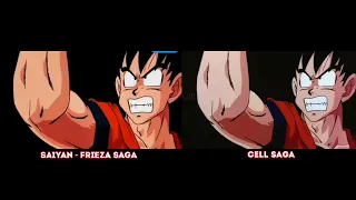 Dragon Ball Z | OP "Cha-La Head Cha-La" | Saiyan-Frieza Saga & Cell Saga [Movie Version, Comparison]