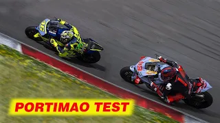 Valentino Rossi and Marc Marquez Portimao Test