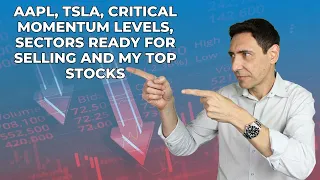AAPL, TSLA, Critical Momentum Levels, Sectors Ready For Selling and My Top Stocks