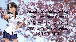 Don't Toy with Me, Miss Nagatoro | EASY LOVE | Sumire Uesaka | (English Romanization) Lyrics