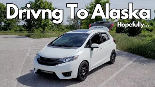 Taking My Honda Fit Car Camper On A 8000 Mile  Road Trip To Alaska! , Maybe #CarCamping #CarCamper