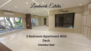 Lavish 3 BHK Flat with Private Deck In Chembur East