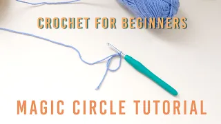 [2 MINUTES ONLY!] How to Crochet a Magic Circle / Magic Ring / Magic Loop For Beginners | Tutorial