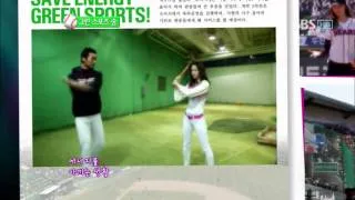 SNSD - Green sports song (소녀시대 - 그린 스포츠 송) @ SBS Inkigayo 인기가요 100411