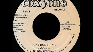 Johnny Osbourne - A We Run Things + Dub - 7" Coxsone Records 1988 - KILLER DIGI - 80'S DANCEHALL