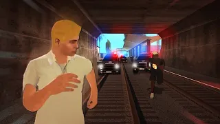 GTA MTA RP - A POLÍCIA NOS CERCOU E ATIVAMOS O MODO USAIN BOLT NA FUGA A PÉ!! 🏃🏾🏃🏼🚓👮🏻‍♂️