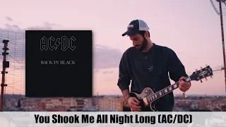 You Shook me All Night Long (AC/DC) 🎸🎶 - "Live at the Rooftop" - Quarantine in Rome Edition Ep.9