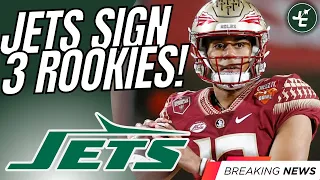 BREAKING: New York Jets SIGN 3 Rookie Draft Picks | Olu Fashanu, Braelon Allen, & Jordan Travis