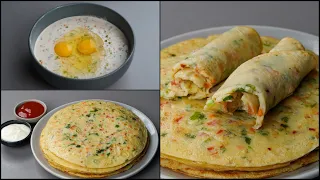 If You Have 1 Cup Flour & 2 Eggs, You Can Make This Delicious Egg Paratha | Easy Breakfast Recipe