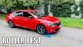 Škoda Superb 4x4 III 4x4 Test on Rollers - CarCaine