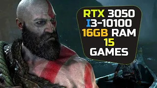 GeForce RTX 3050 + I3 10100 - Test In 15 Games