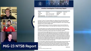 MiG-23UB Mishap NTSB Preliminary Report Review