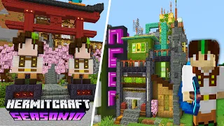 Statues, Shops & Shrines! | Hermitcraft 10 | Ep.13