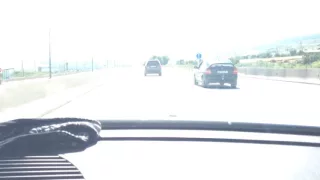 Mercedes Benz w211 E220 Cdi speeding on autobahn ;) 210+Km/h