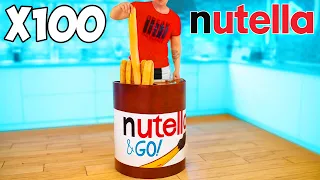 Géant Nutella Go | Comment faire le plus grand du monde DIY Nutella Go par VANZAI
