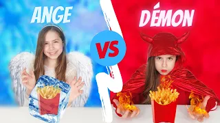 Ange VS Démon - HOT VS COLD CHALLENGE / Chaud VS Froid challenge // KIARA PARIS 🌸