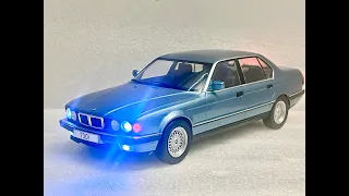 For SALE--- BMW 7-Series (E32) blue working Lights 730i Classic Luxury car