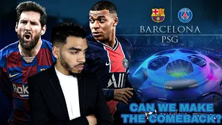 BARCELONA vs PSG 🔥 CHAMPIONS LEAGUE QUARTER FINAL 💔 WILL WE MAKE A COMEBACK?