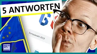 Possoch klärt: 5 Dinge, die Du zur Europawahl wissen willst | BR24