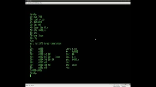 PAL Assembly on a Commodore PET 1977 MOS 6502  @ 1 MHz