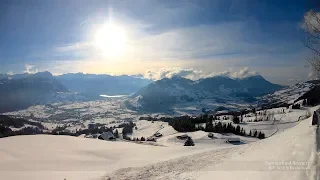 4K Winter Mythenregion Schwyz SWITZERLAND アルプス山脈
