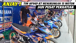 JADI PUSAT PERHATIAN LFN HP969 Racing Team Menurunkan 15 Motor Di RoadRace Purwokerto 2023