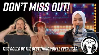 THIS GOLDEN BUZZER HAS US CRYING! Mike & Ginger React to PUTRI ARIANI