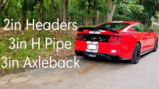 Mustang GT 5.0 BEST SOUNDING CATTED EXHAUST SETUP