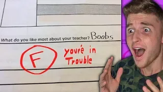 FUNNIEST Kid Test ANSWERS!