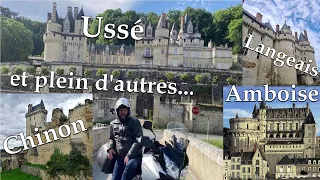 Angers, Amboise, Saumur, Langeais, Chinon : Suite de mon road-trip "châteaux de la Loire" en  moto
