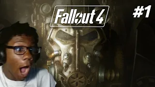 First time playing Fallout THIS FINNA BE A BREEZE | Let's Play : Fallout 4 | Episode 1